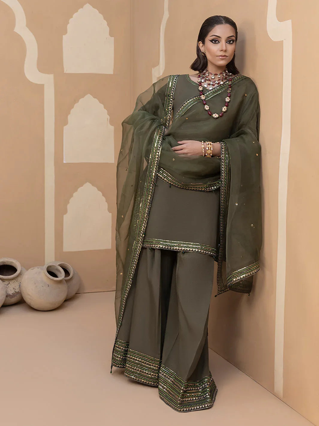 Hem Stitch | Raw Silk Edit 25 | Noor - Rang-e-Khaas
