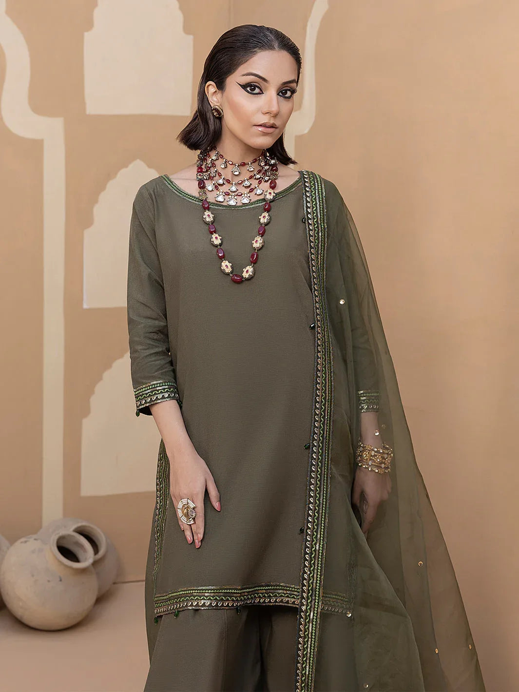 Hem Stitch | Raw Silk Edit 25 | Noor - Rang-e-Khaas
