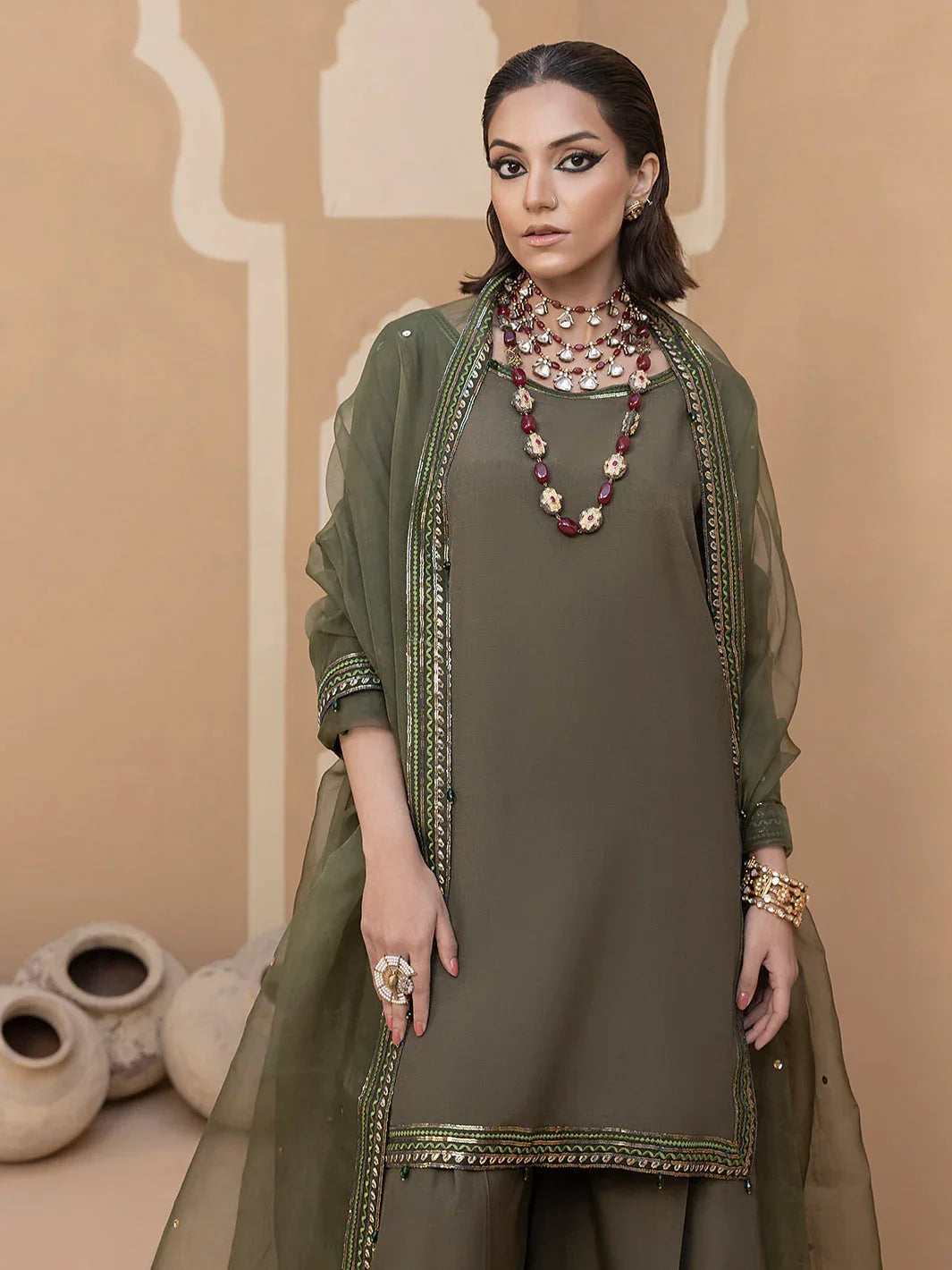 Hem Stitch | Raw Silk Edit 25 | Noor - Rang-e-Khaas