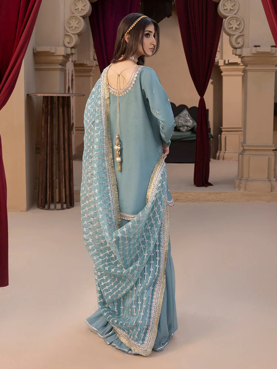 Hem Stitch | Raw Silk Edit 25 | Layla - Rang-e-Khaas