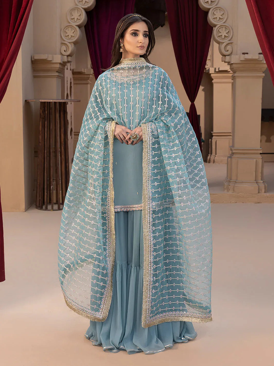 Hem Stitch | Raw Silk Edit 25 | Layla - Rang-e-Khaas