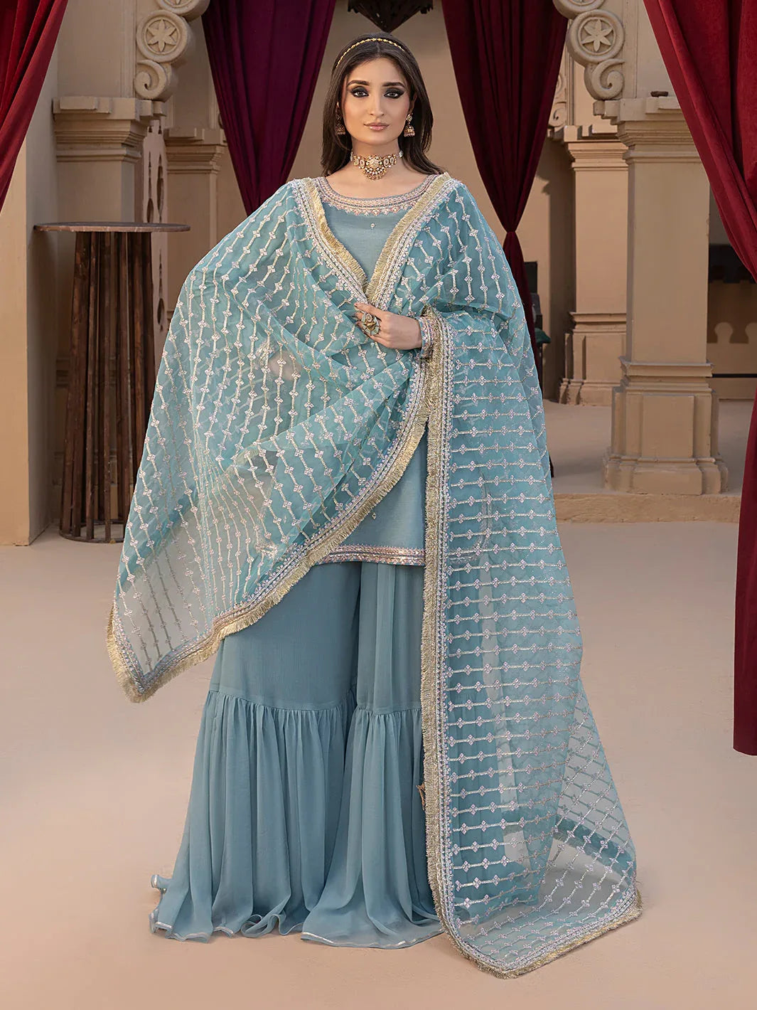 Hem Stitch | Raw Silk Edit 25 | Layla - Rang-e-Khaas