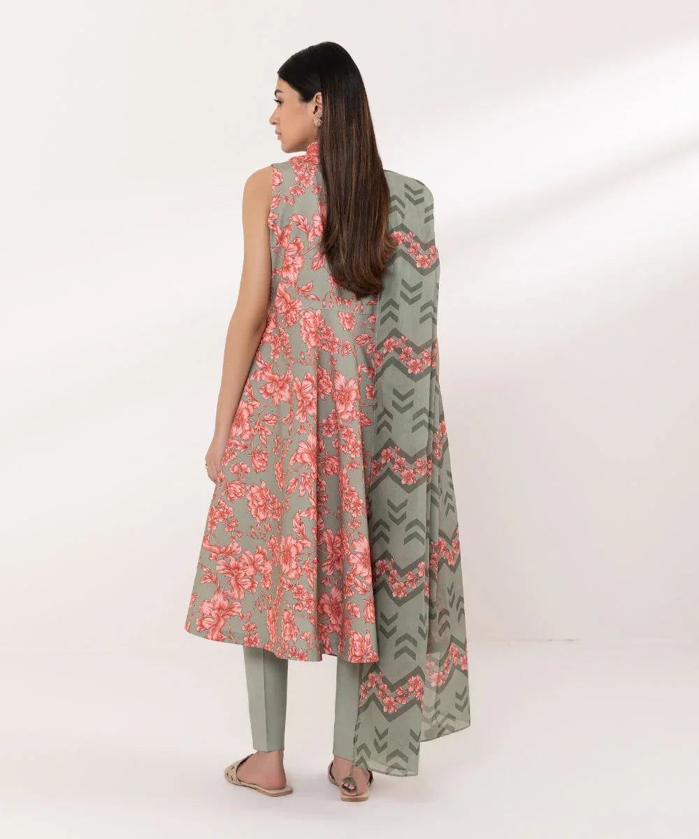 Sapphire | Intermix 2024 | Cambric Suit S-27 - Rang-e-Khaas