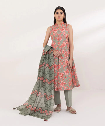 Sapphire | Intermix 2024 | Cambric Suit S-27 - Rang-e-Khaas