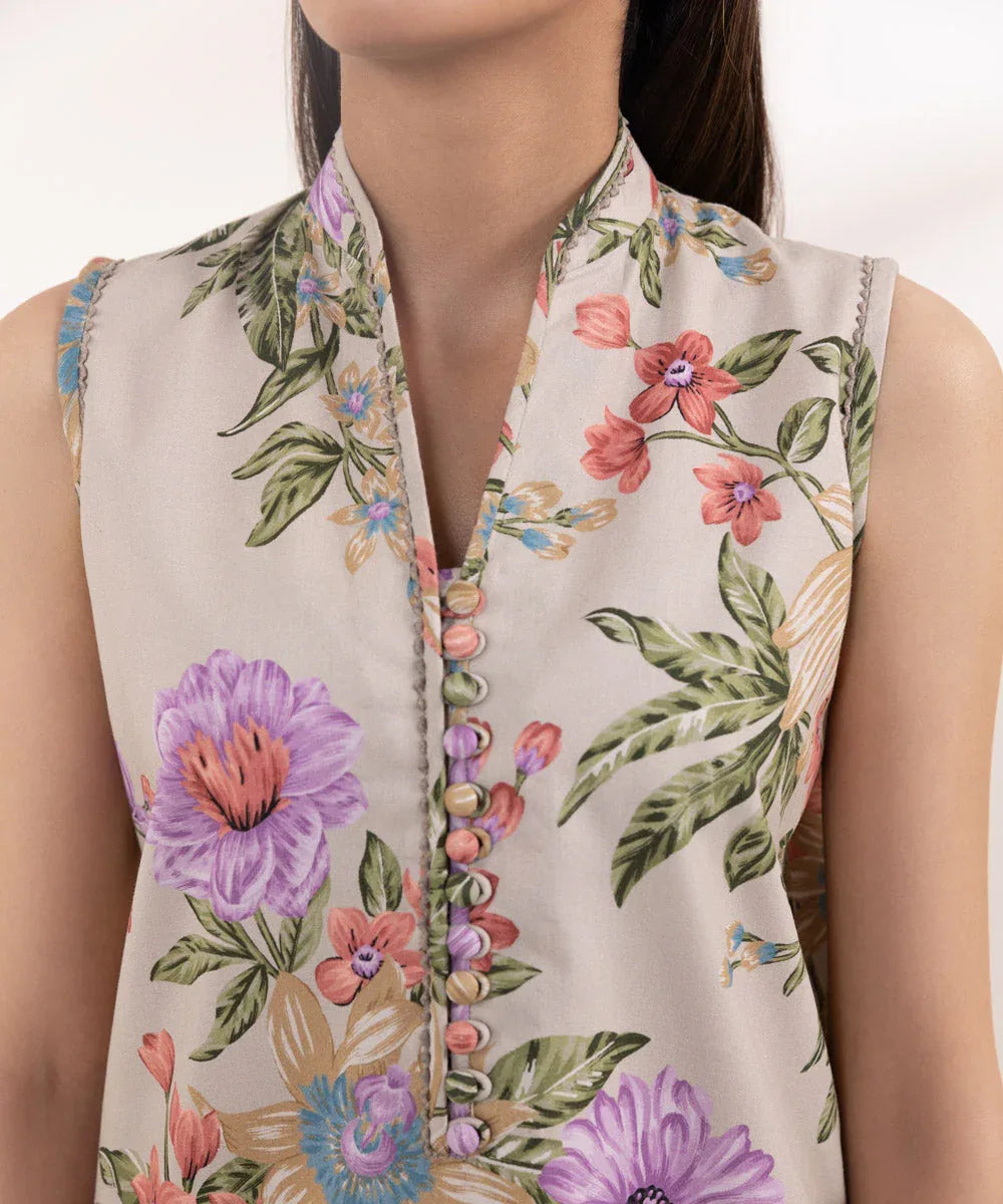 Sapphire | Intermix 2024 | Cambric Suit S-28 - Rang-e-Khaas