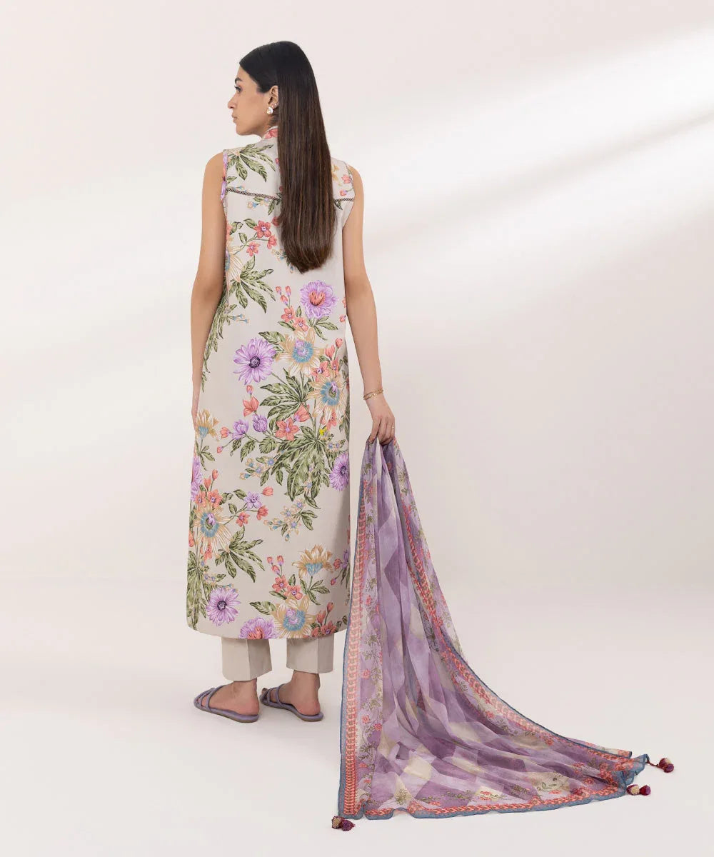 Sapphire | Intermix 2024 | Cambric Suit S-28 - Rang-e-Khaas