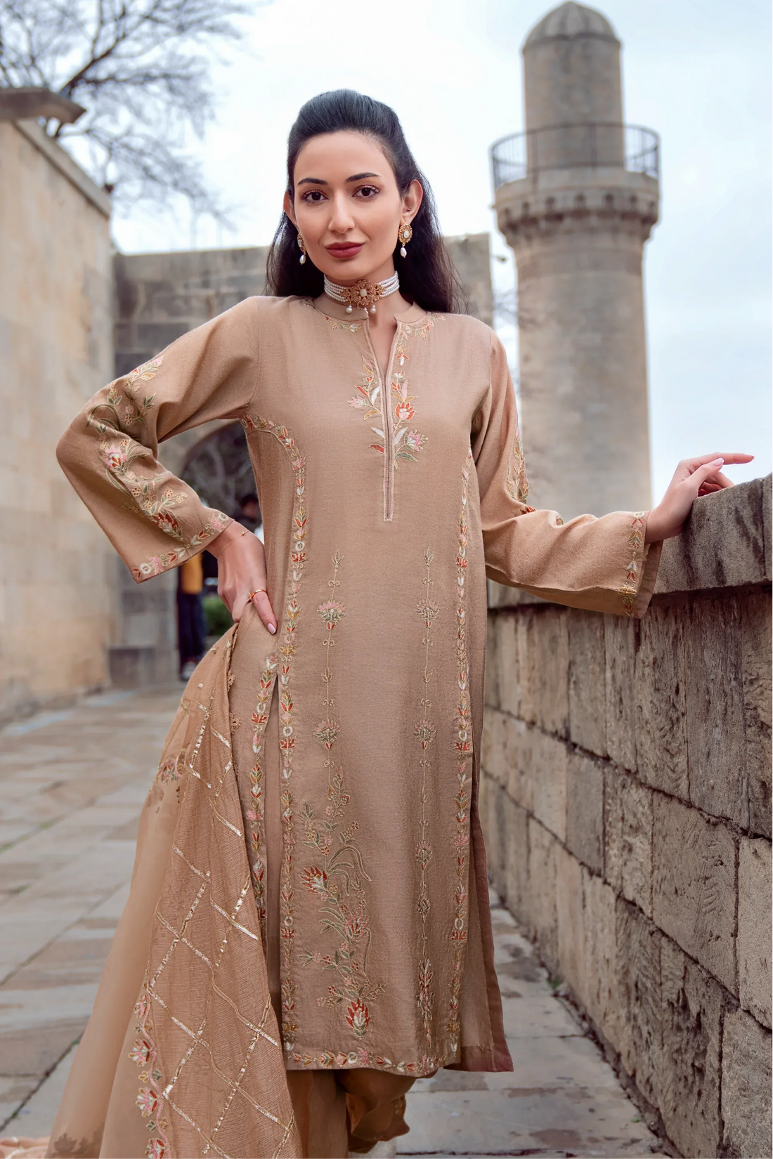 Muntaha | Noore e Zaib | Beige - Ruhiya - Rang-e-Khaas