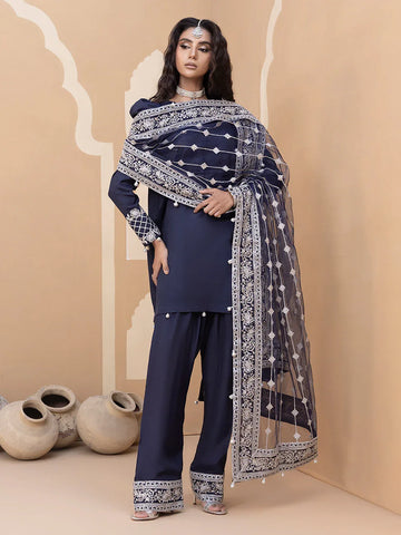 Hem Stitch | Raw Silk Edit 25 | Khayal - Rang-e-Khaas