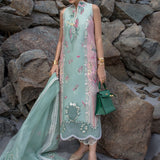 Crimson | Lawn 2024 | Sun Kissed - Sea Foam