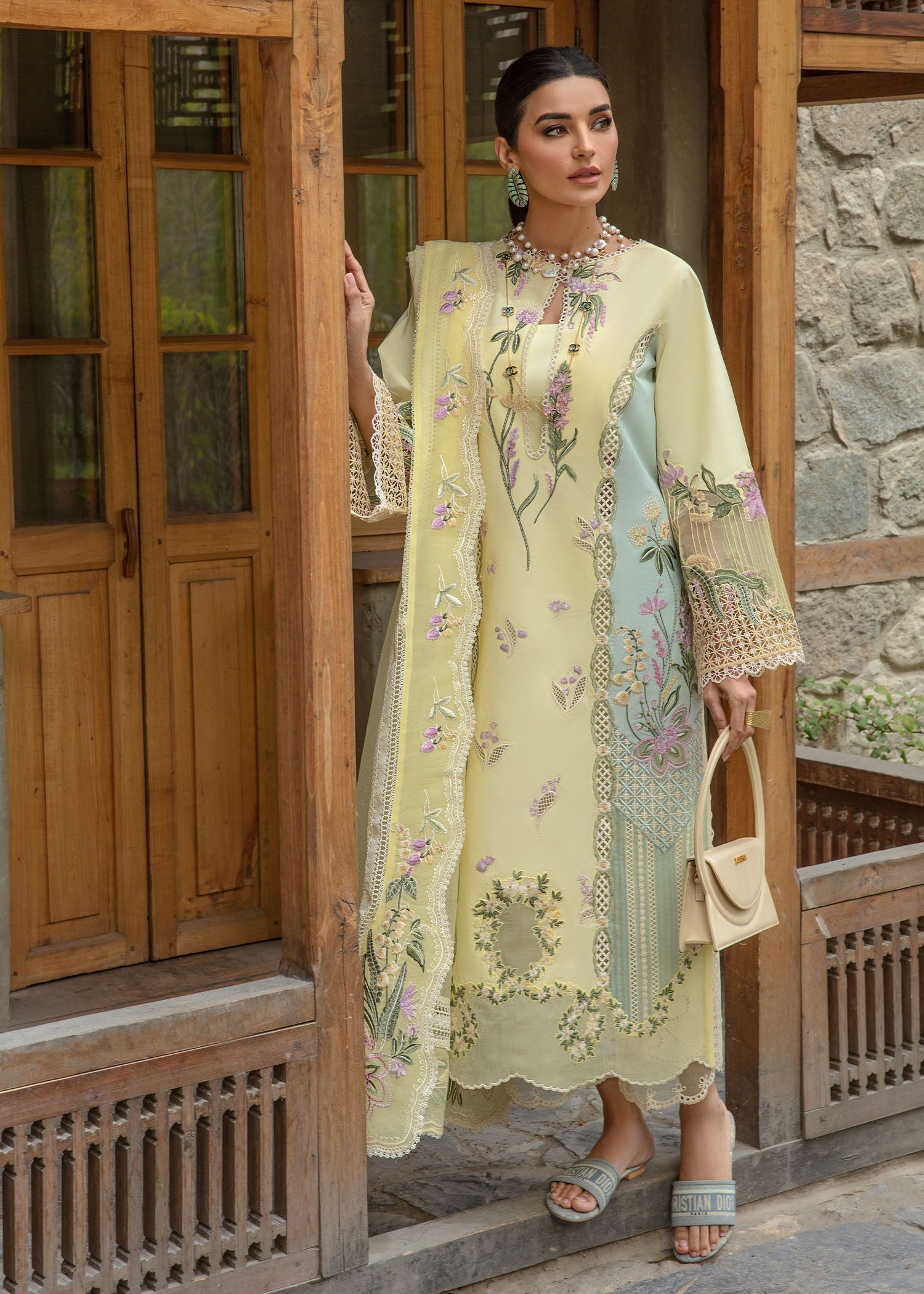 Crimson | Lawn 2024 | Sun Kissed - Lemon