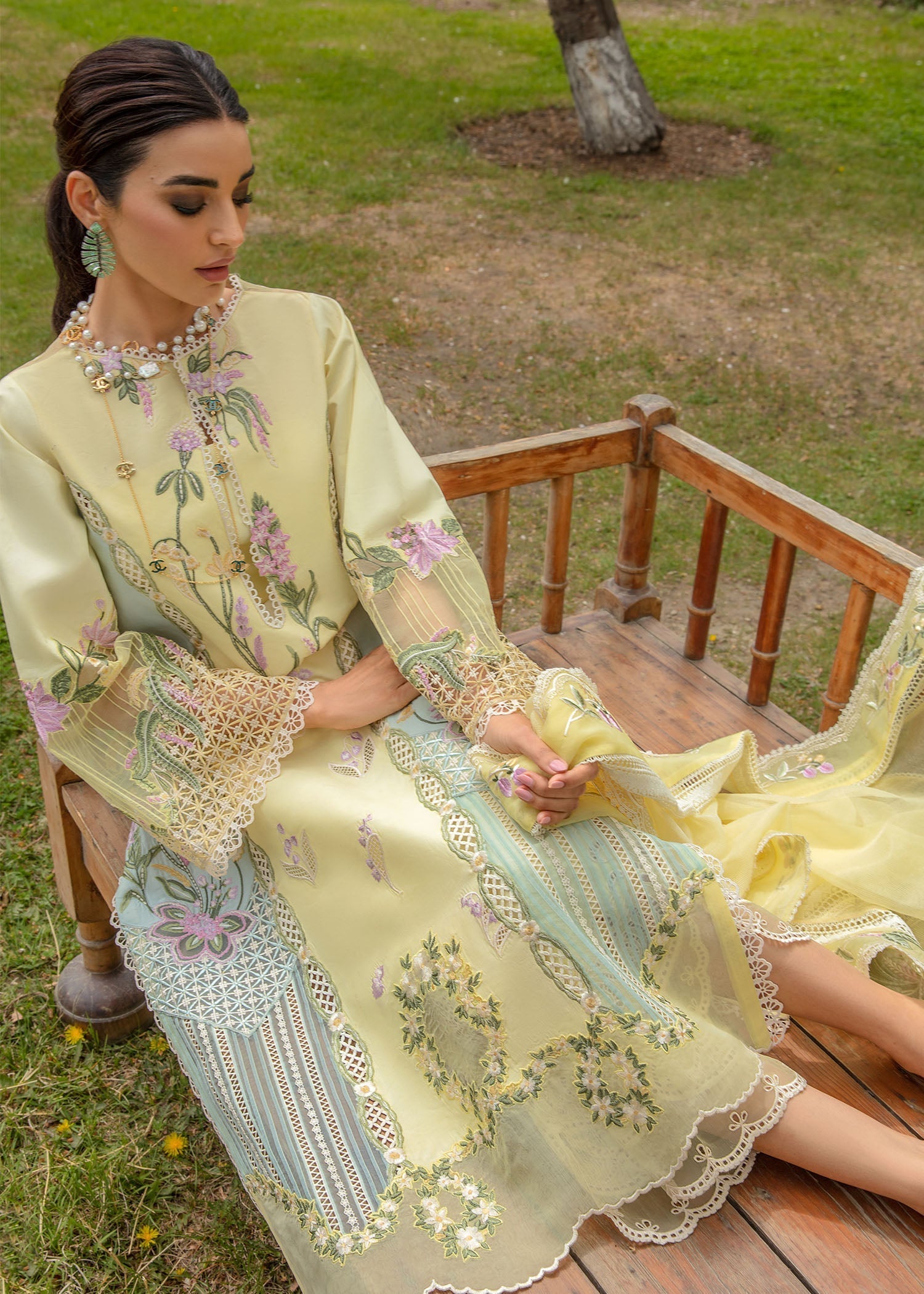 Crimson | Lawn 2024 | Sun Kissed - Lemon