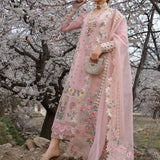 Crimson | Lawn 2024 | Believe In Her - Blush Pink