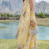 Crimson | Lawn 2024 | A French Brunch - Sunflower Yellow