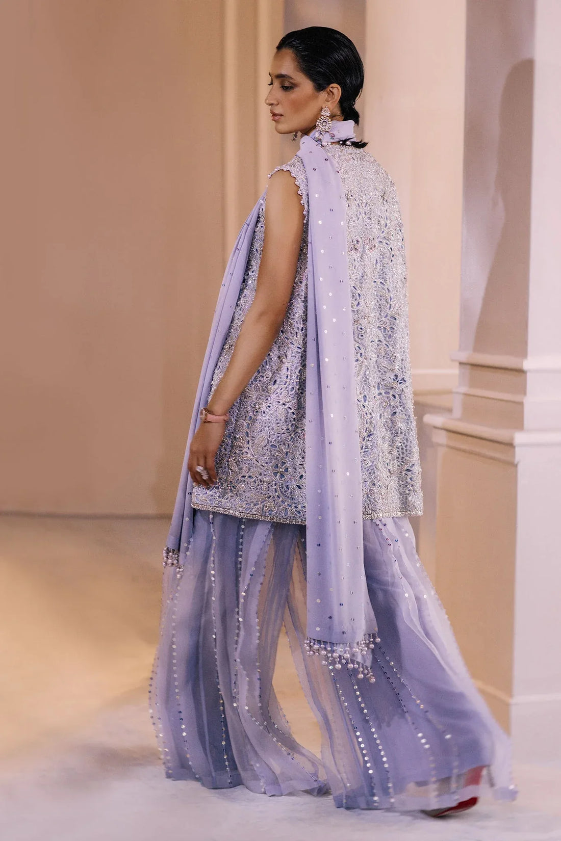 Elan | Demi Couture Onirique | CRISTALLIN LILAS (EP-20653) - Rang-e-Khaas