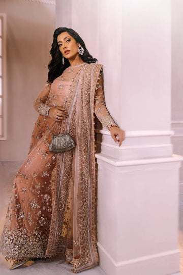 Elan | Demi Couture Onirique | ROSE PÊCHE (EP-20180) - Rang-e-Khaas