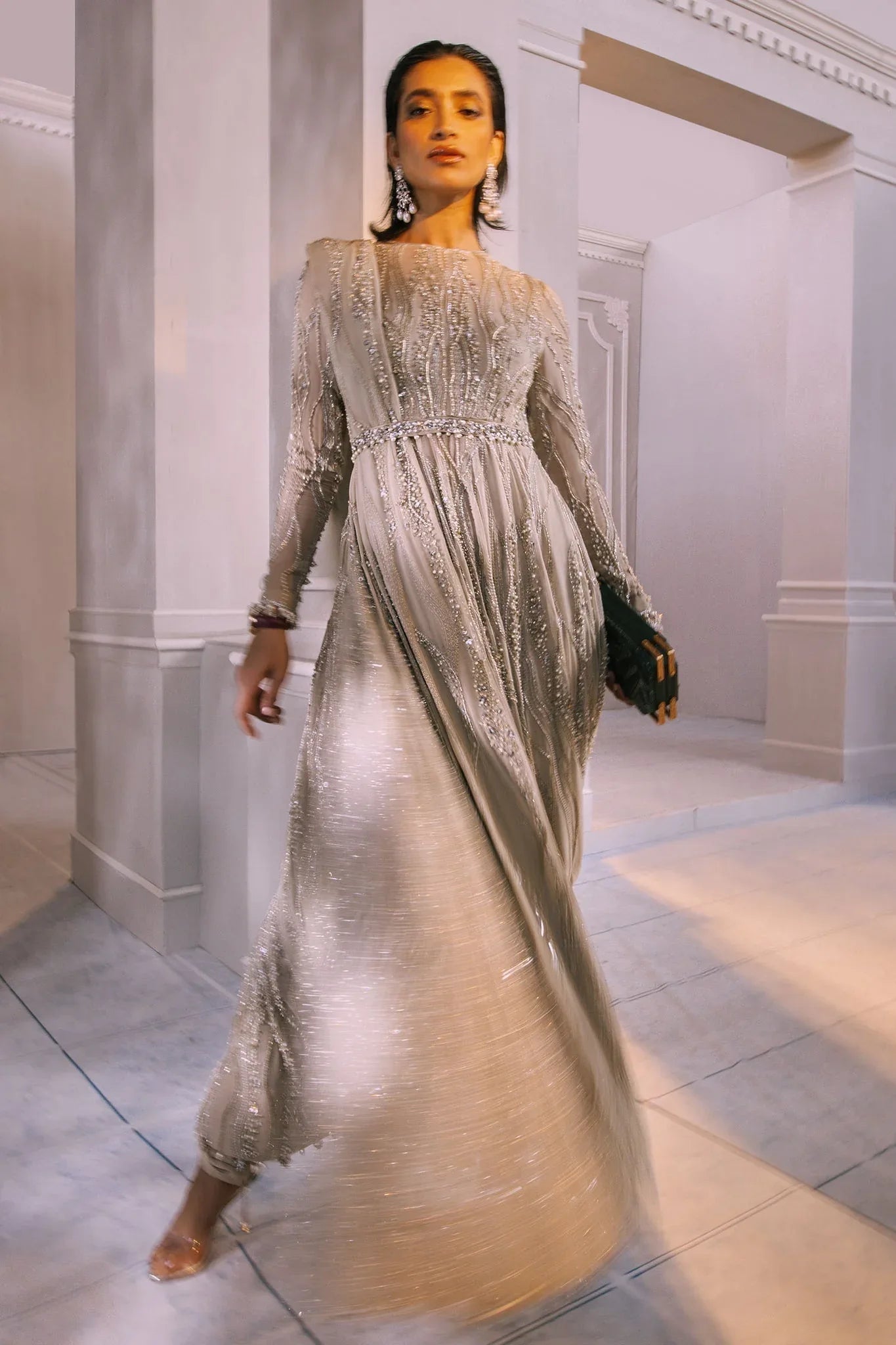 Elan | Demi Couture Onirique | LUISANTE D'OR (EP-20856) - Rang-e-Khaas