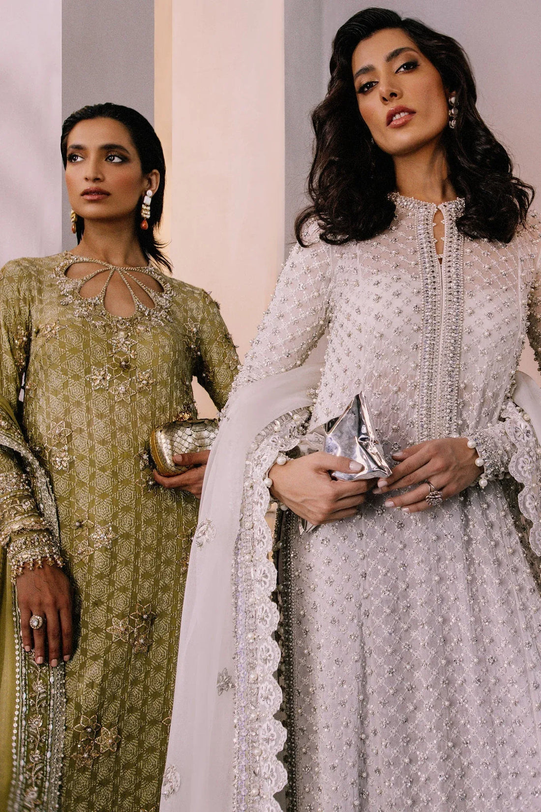 Elan | Demi Couture Onirique | PERLE DÉLICATE  (EP-20181) - Rang-e-Khaas