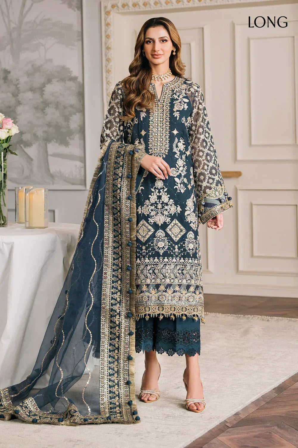 Baroque | Chantelle Embroidered Collection | CH12-01 - Rang-e-Khaas