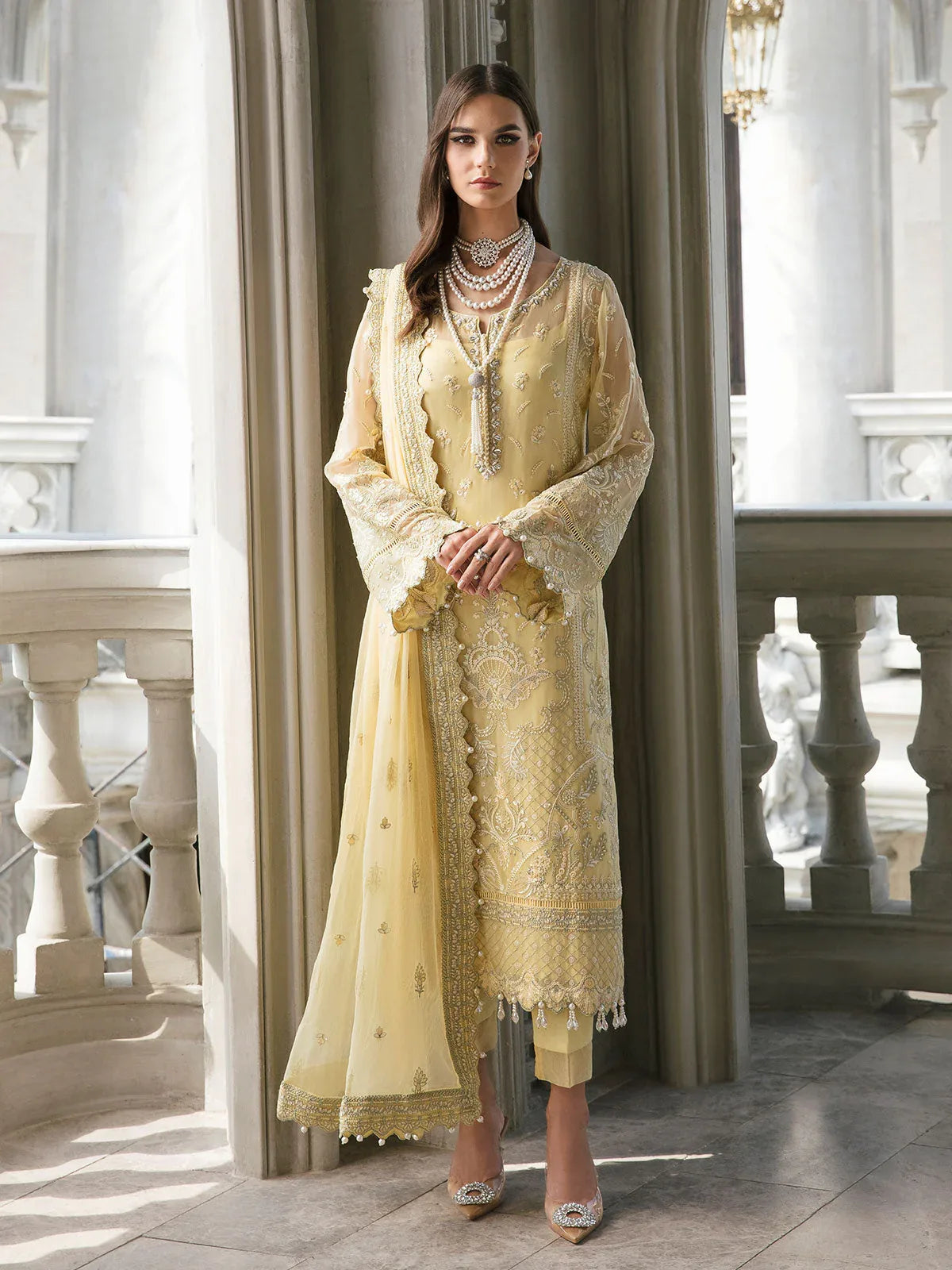 Gulaal | Embroidered Chiffon | SAHAR 04 - Rang-e-Khaas
