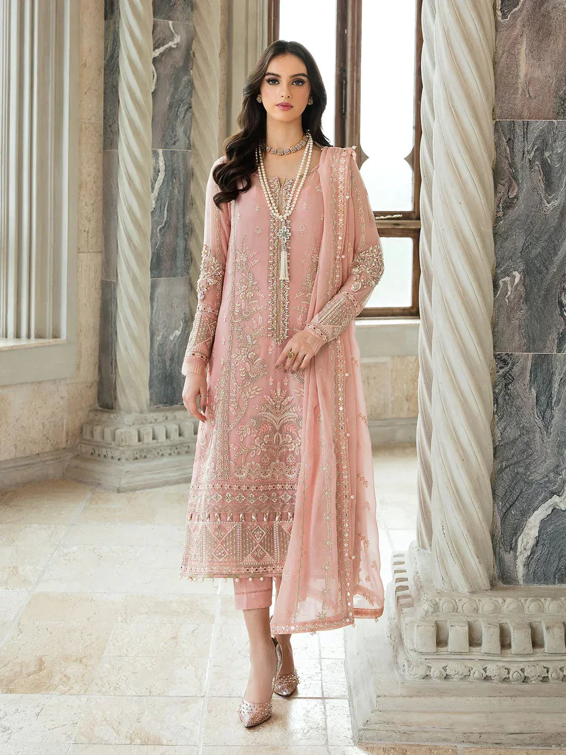 Gulaal | Embroidered Chiffon 23 | ISABELLA 01 - Rang-e-Khaas