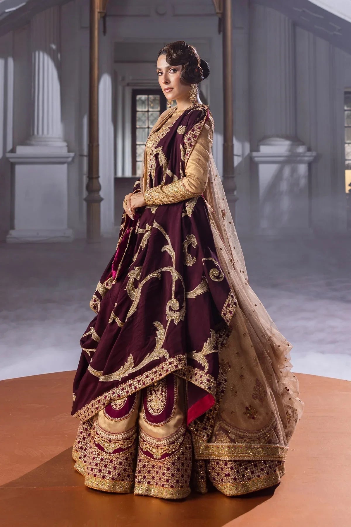 Erum Khan | Jahan Wedding 25 | Plum Spark - Rang-e-Khaas