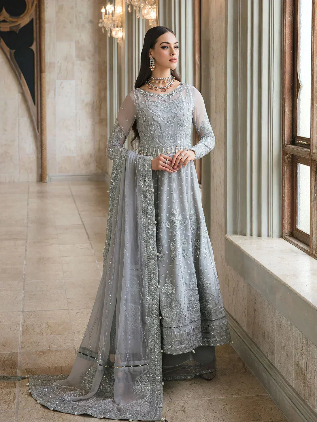 Gulaal | Embroidered Chiffon 23 | ARWA 06 - Rang-e-Khaas