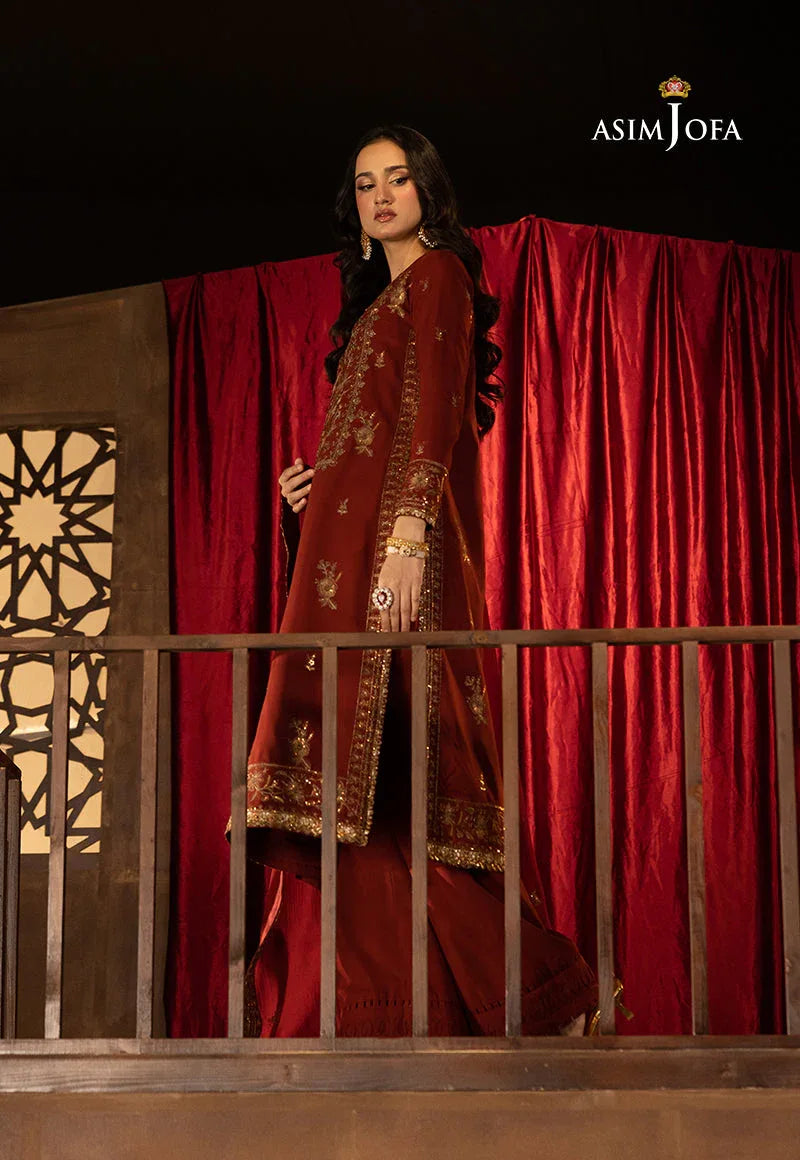Asim Jofa | Festive Collection 25 | AJLLF-18 - Rang-e-Khaas
