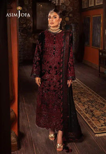 Asim Jofa | Makhmal Wedding Velvet 23 | AJMM-12 - Rang-e-Khaas