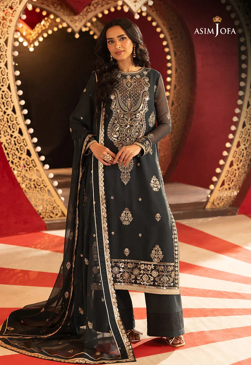 Asim Jofa | Festive Collection 25 | AJLLF-08 - Rang-e-Khaas