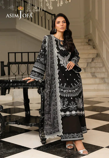 Asim Jofa | Summer Rhapsody |  AJMCH-06 EMBROIDERED LAWN - Rang-e-Khaas