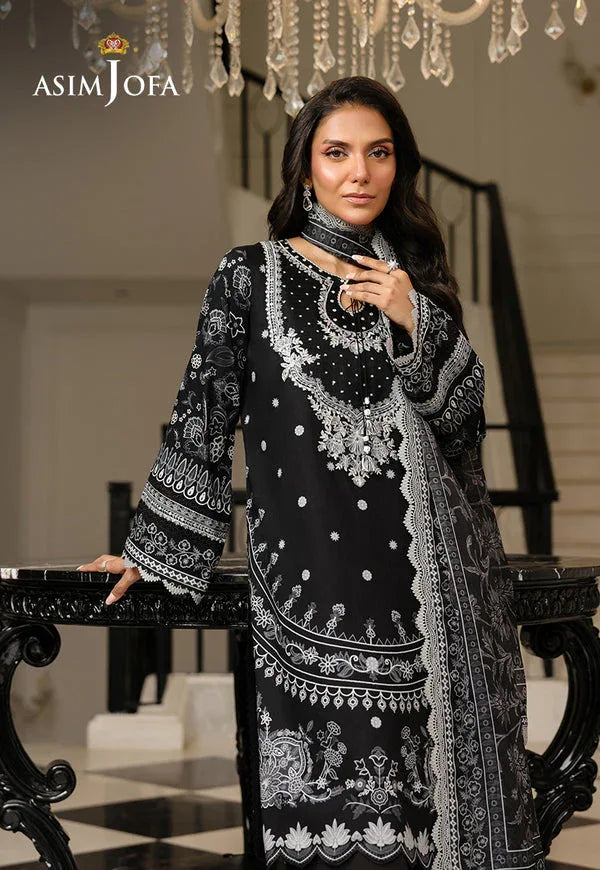 Asim Jofa | Summer Rhapsody |  AJMCH-06 EMBROIDERED LAWN - Rang-e-Khaas