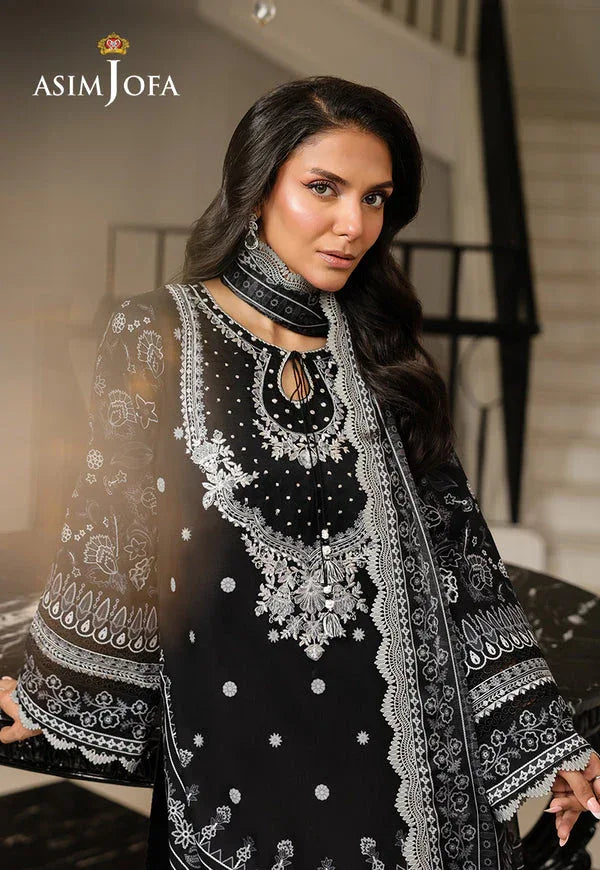 Asim Jofa | Summer Rhapsody |  AJMCH-06 EMBROIDERED LAWN - Rang-e-Khaas