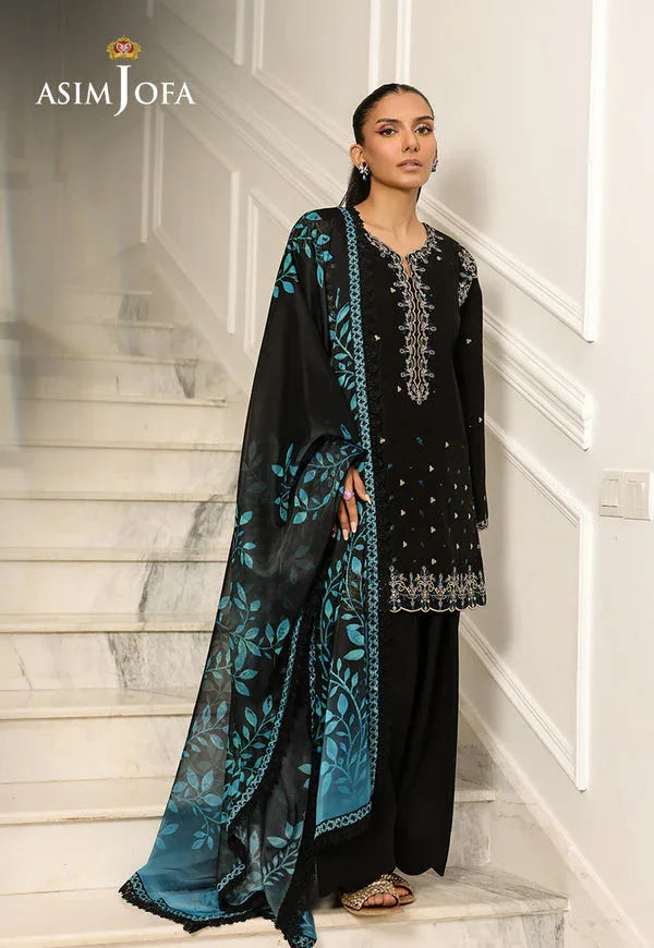 Asim Jofa | Summer Rhapsody | AJMCH-01 EMBROIDERED CAMBRIC - Rang-e-Khaas