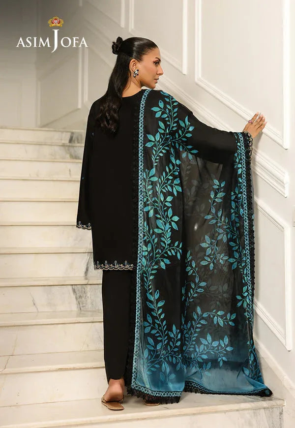 Asim Jofa | Summer Rhapsody | AJMCH-01 EMBROIDERED CAMBRIC - Rang-e-Khaas
