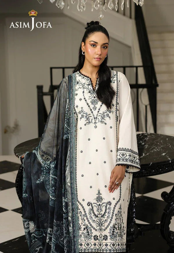 Asim Jofa | Summer Rhapsody |  AJMCH-02 EMBROIDERED CAMBRIC - Rang-e-Khaas