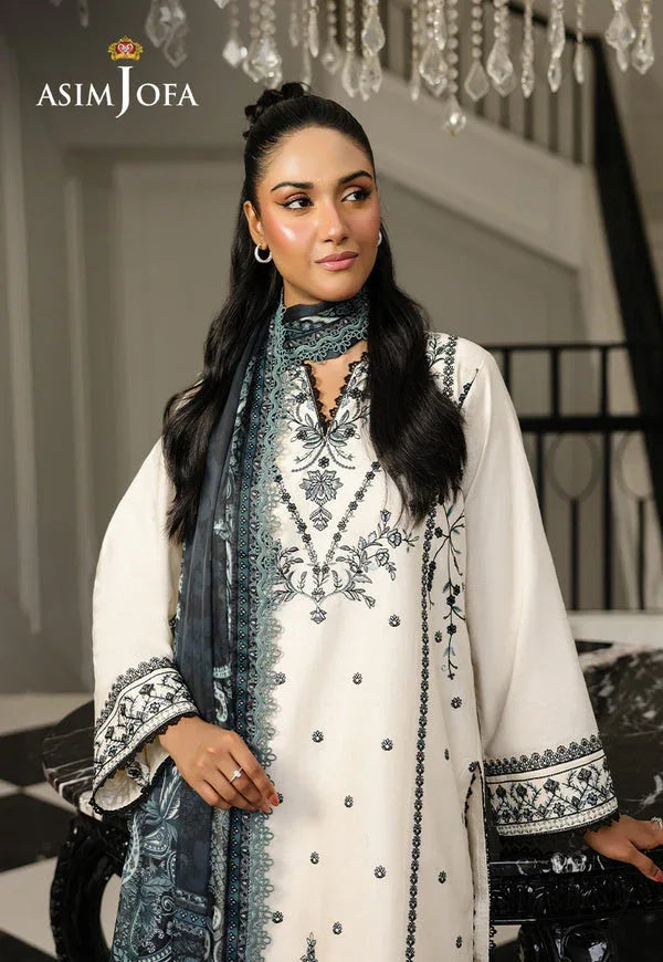 Asim Jofa | Summer Rhapsody |  AJMCH-02 EMBROIDERED CAMBRIC - Rang-e-Khaas