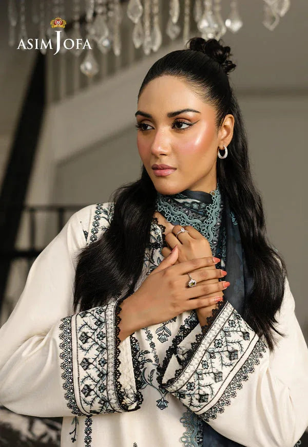 Asim Jofa | Summer Rhapsody |  AJMCH-02 EMBROIDERED CAMBRIC - Rang-e-Khaas