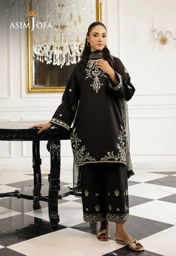 Asim Jofa | Summer Rhapsody | AJMCH-09 EMBROIDERED CAMBRIC - Rang-e-Khaas