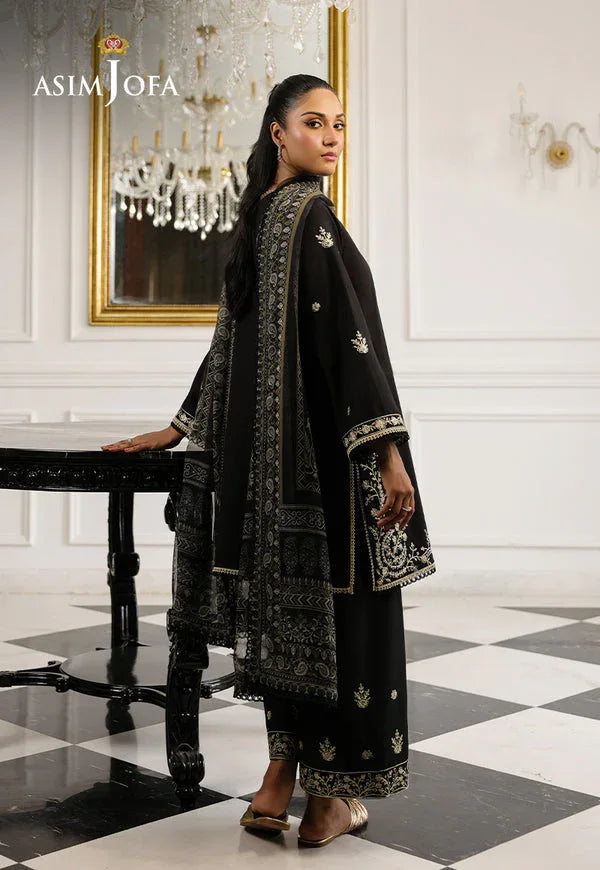 Asim Jofa | Summer Rhapsody | AJMCH-09 EMBROIDERED CAMBRIC - Rang-e-Khaas
