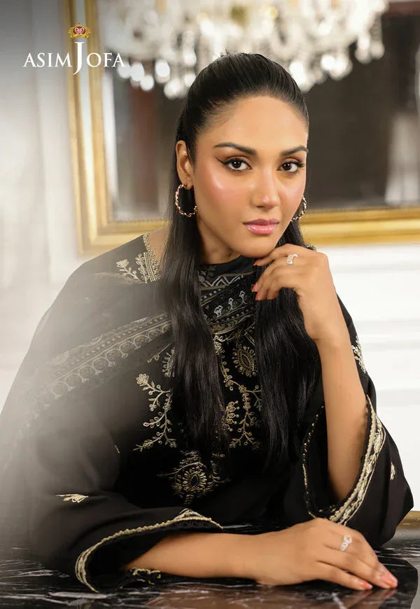 Asim Jofa | Summer Rhapsody | AJMCH-09 EMBROIDERED CAMBRIC - Rang-e-Khaas