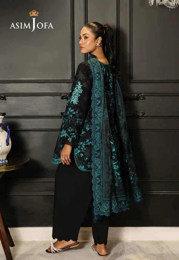 Asim Jofa | Summer Rhapsody | AJMCH-05 EMBROIDERED LAWN - Rang-e-Khaas