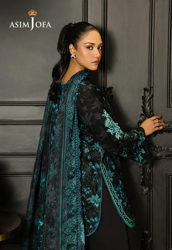Asim Jofa | Summer Rhapsody | AJMCH-05 EMBROIDERED LAWN - Rang-e-Khaas