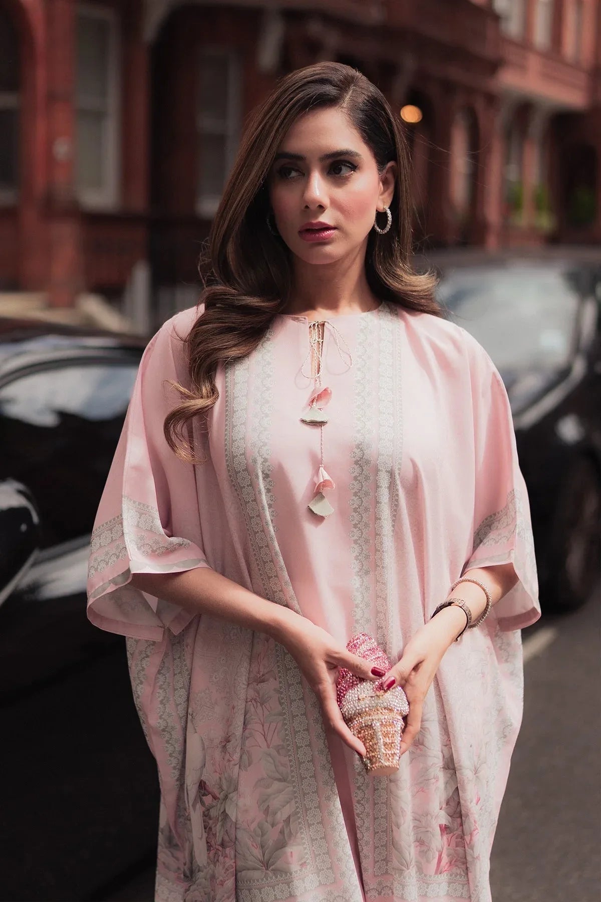 Erum Khan I Kaftan Edit I Fuchsia Fire - Rang-e-Khaas