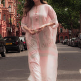 Erum Khan I Kaftan Edit I Fuchsia Fire