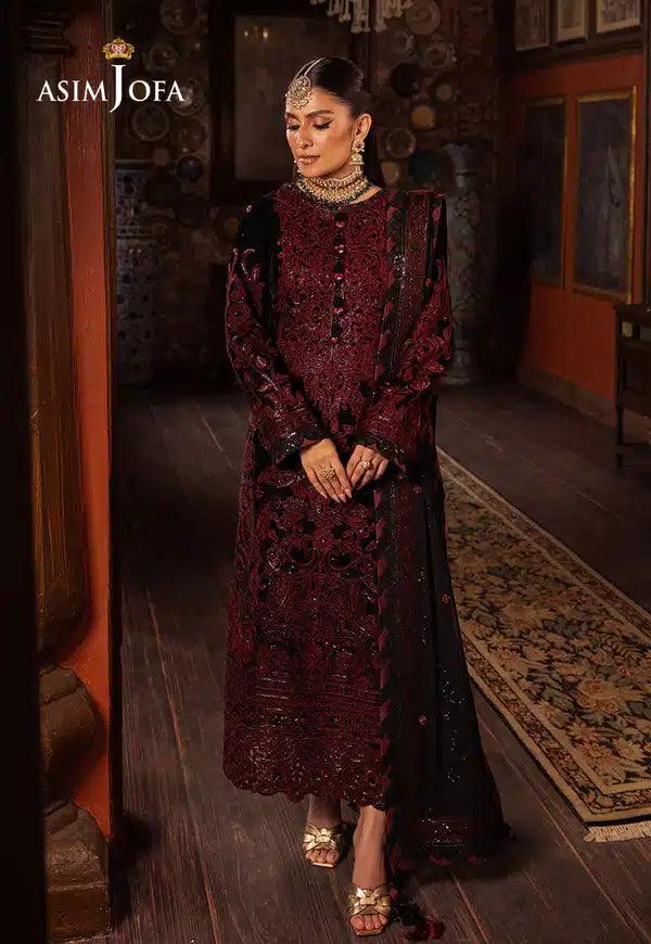Asim Jofa | Makhmal Wedding Velvet 23 | AJMM-12 - Rang-e-Khaas