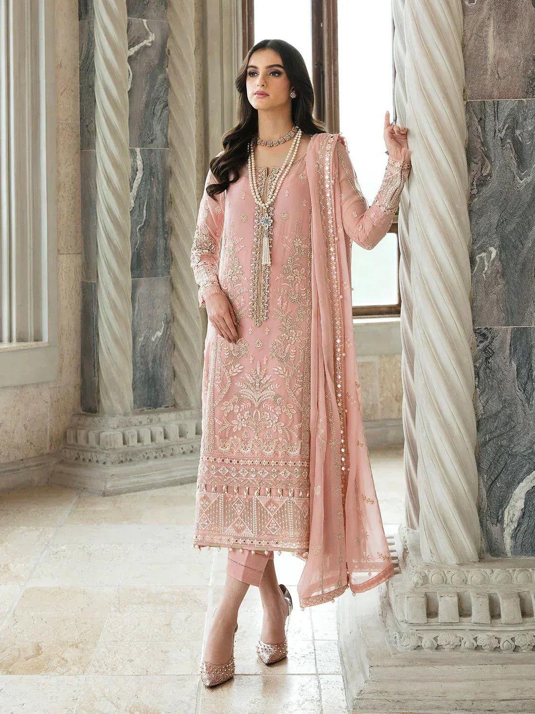 Gulaal | Embroidered Chiffon 23 | ISABELLA 01 - Rang-e-Khaas