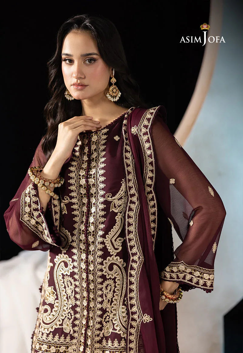 Asim Jofa | Festive Collection 25 | AJLLF-19 - Rang-e-Khaas