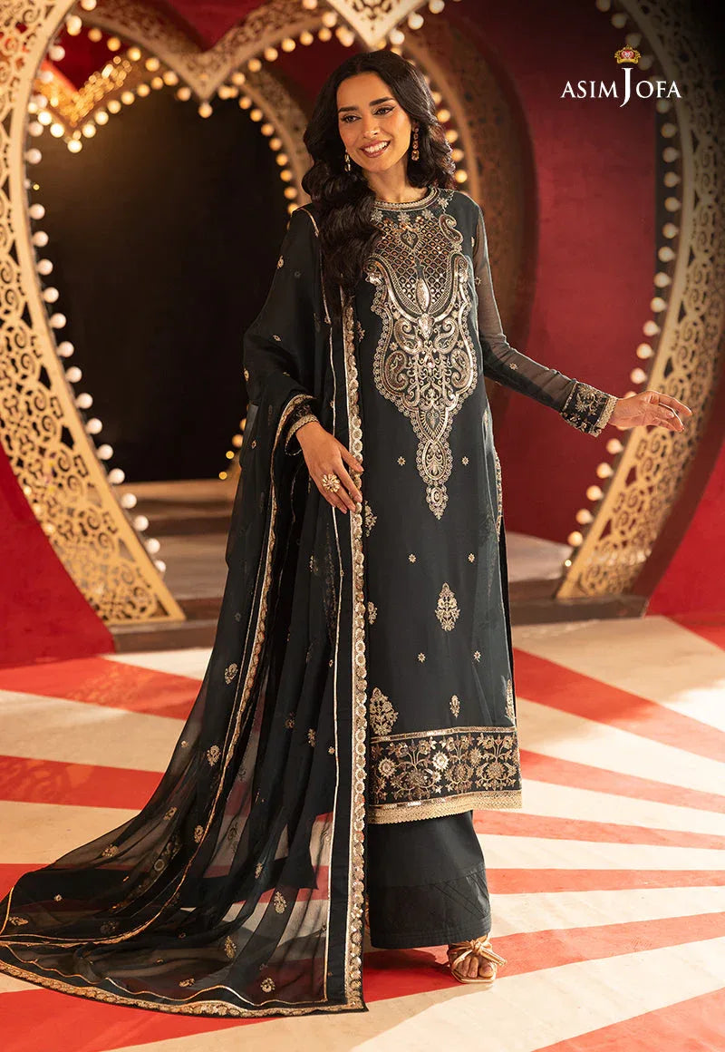 Asim Jofa | Festive Collection 25 | AJLLF-08 - Rang-e-Khaas
