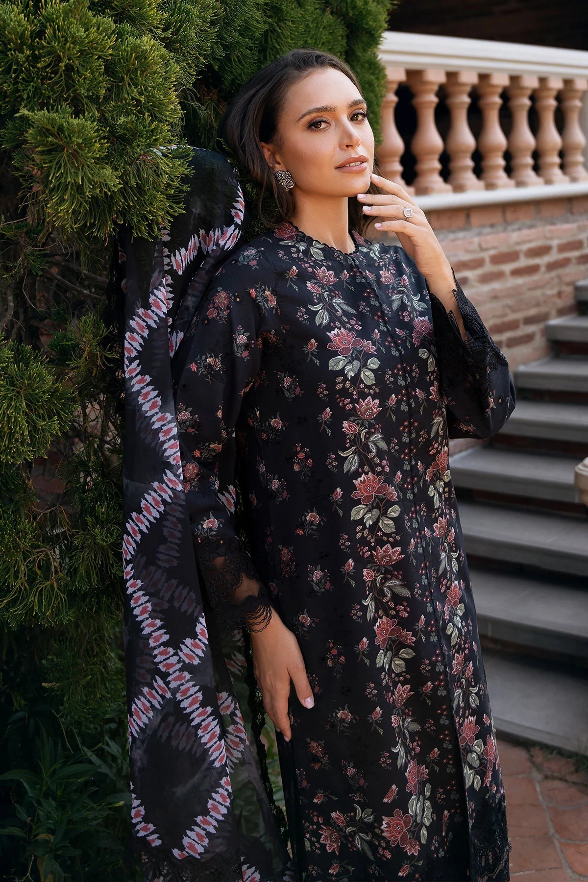 Afrozeh | Damask The Holiday Edit '25 - Lawn | Lorien A