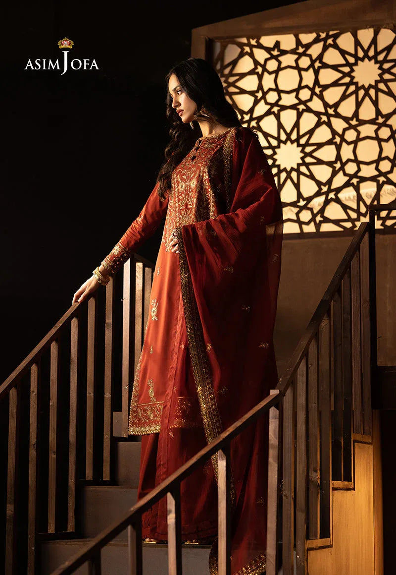 Asim Jofa | Festive Collection 25 | AJLLF-18 - Rang-e-Khaas